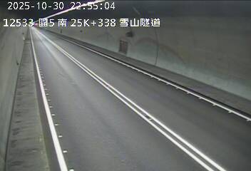 國道5號 南下 25K+338 坪林交控交流道到頭城交流道 距離0.6公里 氣溫19.9度